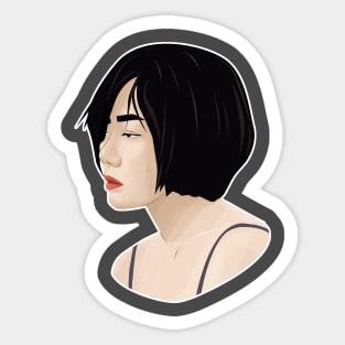 sun bak Sticker